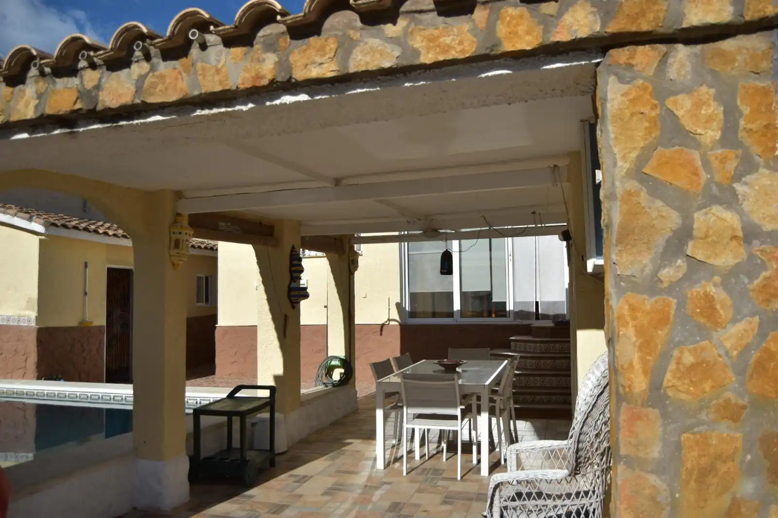 Terrace of Detached homes for sale in L'Eliana  with Air Conditioner, Heating and Private garden