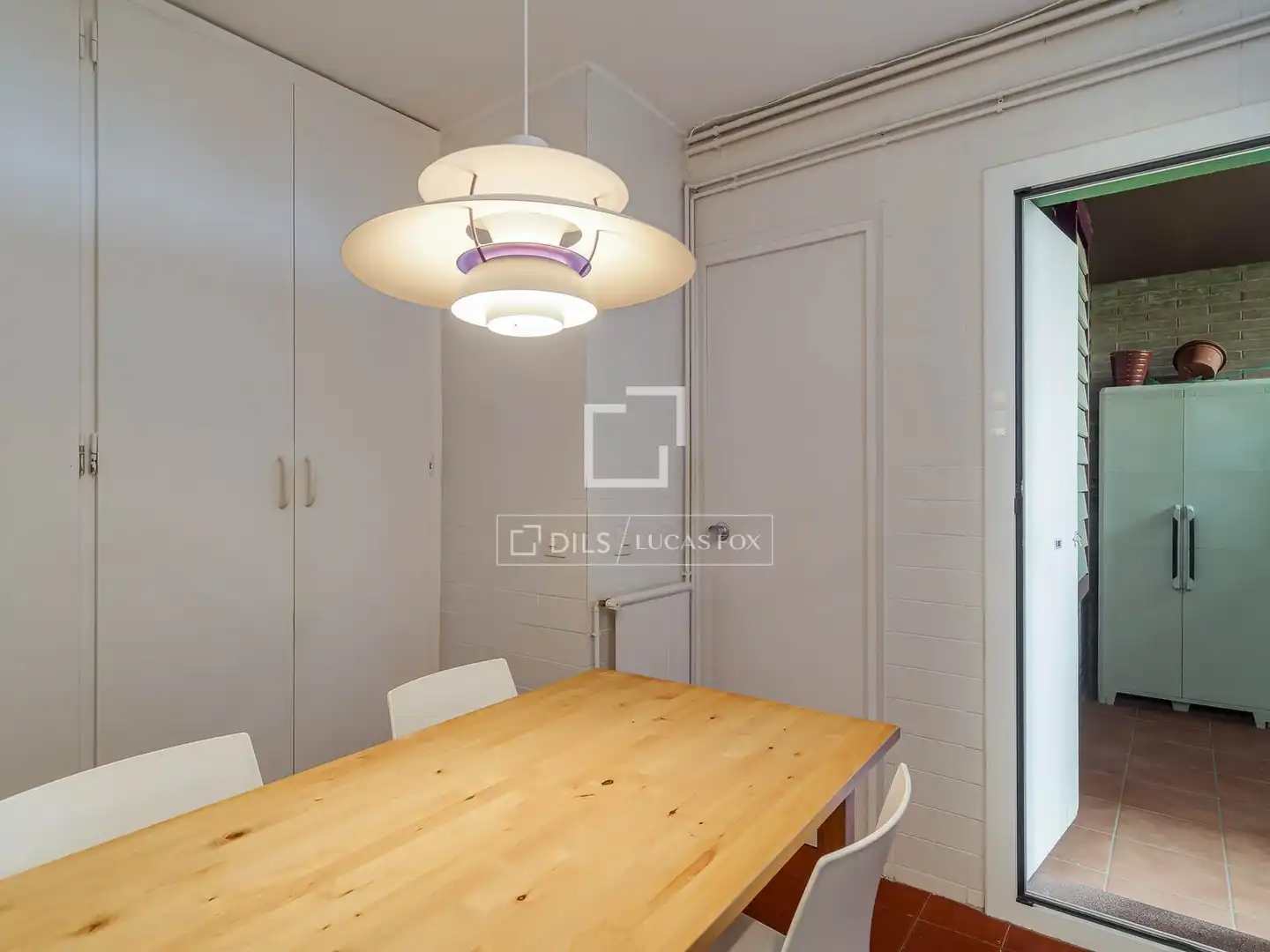 Comedor de Casa o chalet de alquiler en Barcelona con Aire acondicionado, Calefacción y Jardín privado