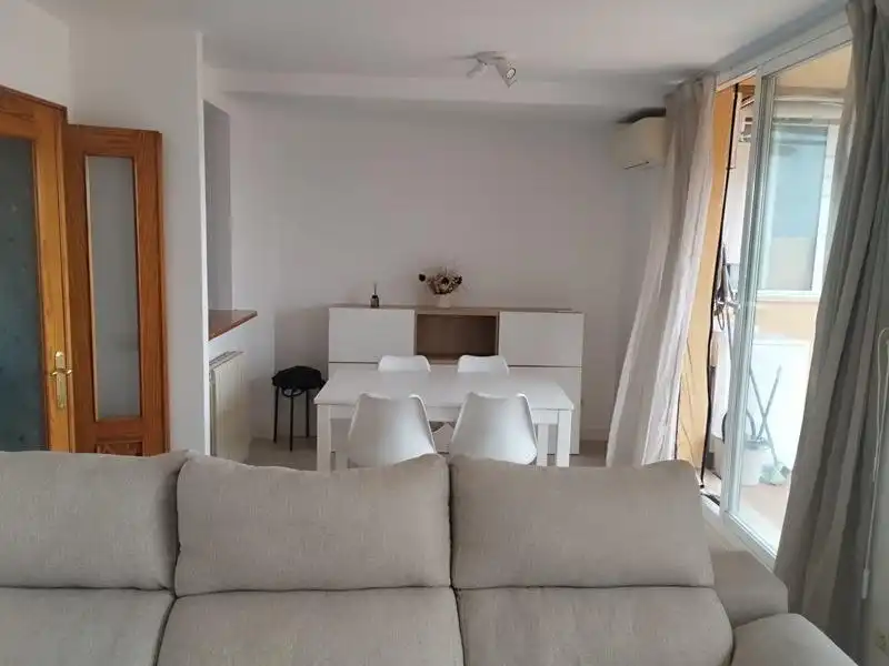 Sala de estar de Ático de alquiler en  Palma de Mallorca con Aire acondicionado, Calefacción y Parquet