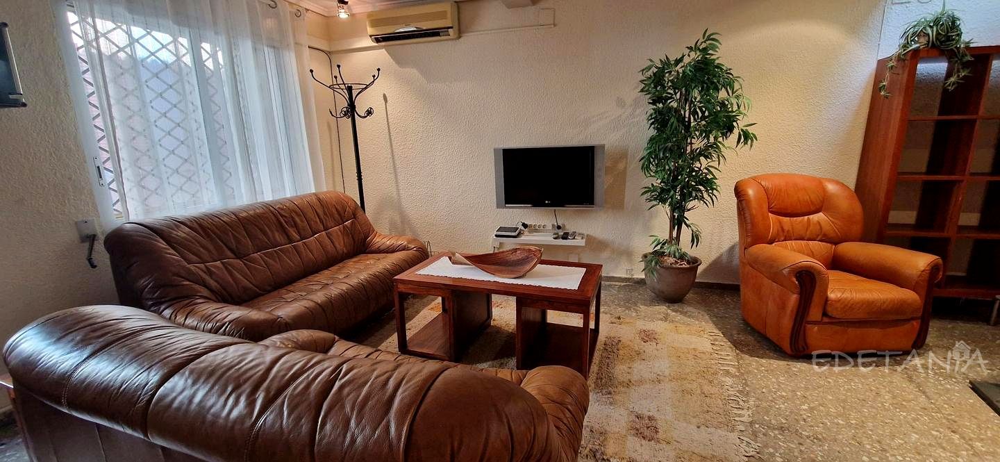 Living room of House or chalet to rent in Moncada  with Air Conditioner, Heating and Private garden