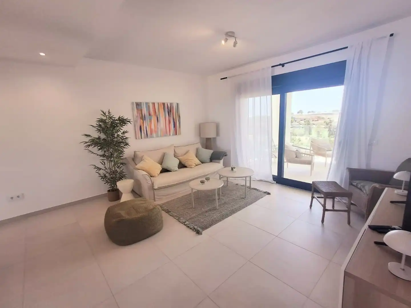 Sala d'estar de Apartament en venda en Pilar de la Horadada amb Aire condicionat, Calefacció i Terrassa
