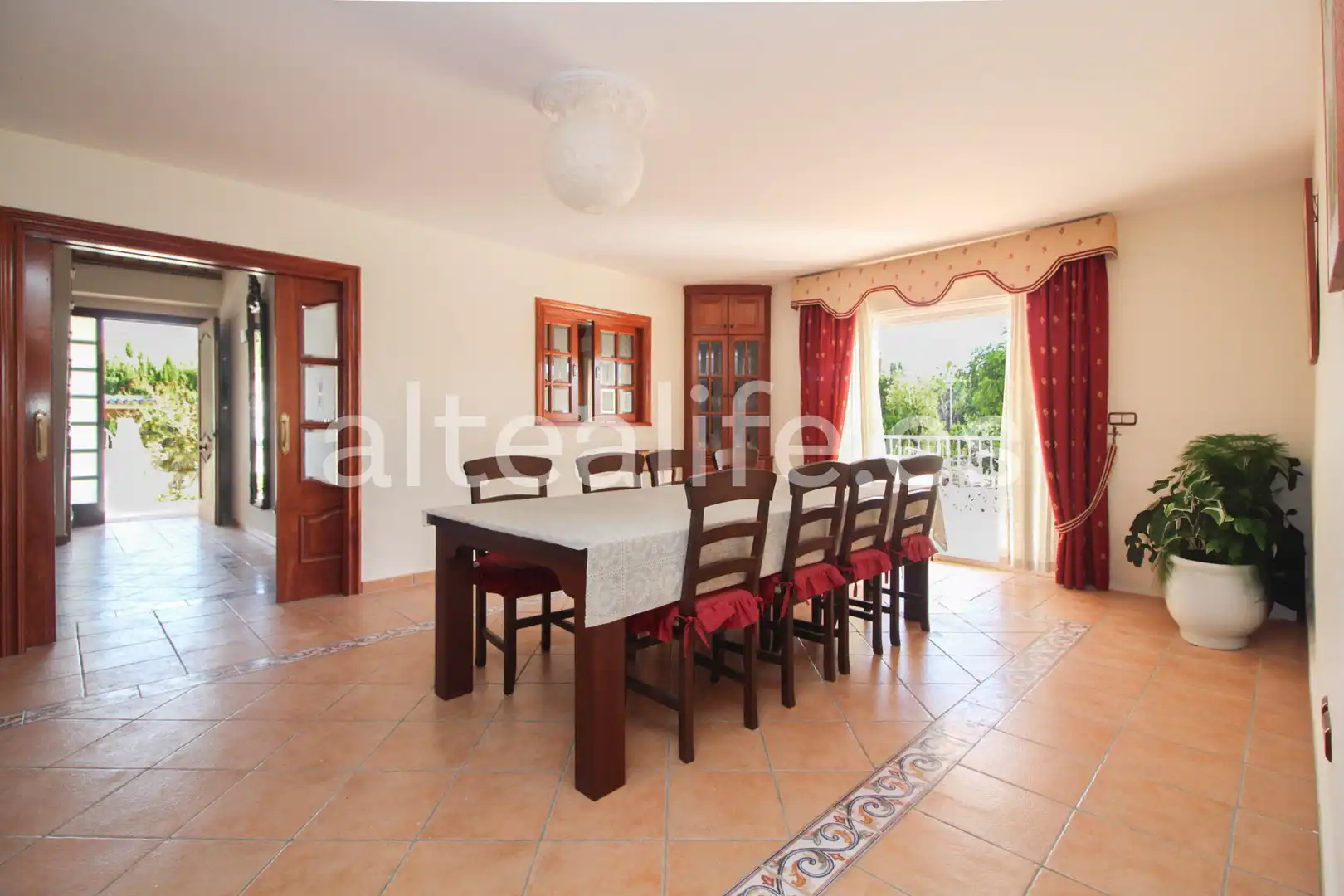 Esszimmer von Haus oder Chalet zum Verkauf in La Nucia mit Privatgarten, Terrasse und Abstellraum