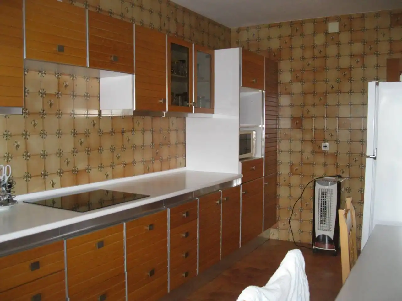 Cuina de Casa o xalet en venda en Manzanares El Real amb Calefacció, Jardí privat i Terrassa
