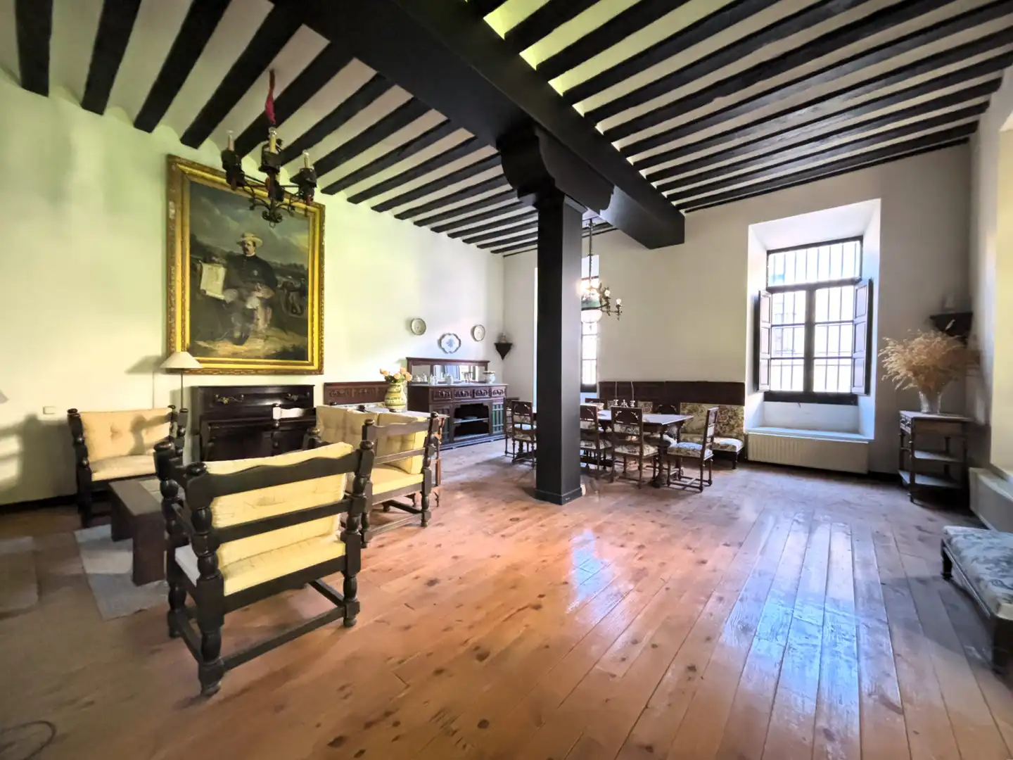 Comedor de Casa adosada en venta en Real Sitio de San Ildefonso con Calefacción, Jardín privado y Parquet