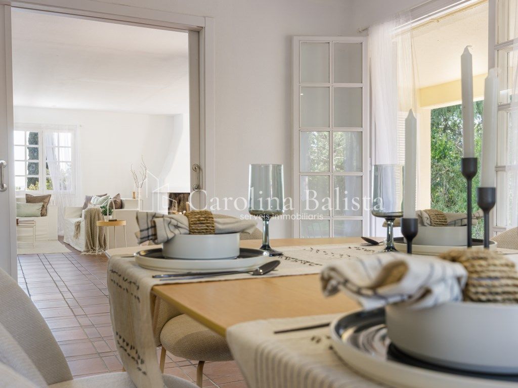 Menjador de Finca rústica en venda en L'Ametlla del Vallès