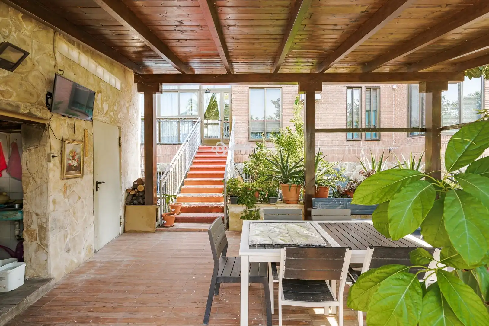 Terraza de Casa o chalet en venta en Villalbilla con Aire acondicionado, Piscina y Jacuzzi