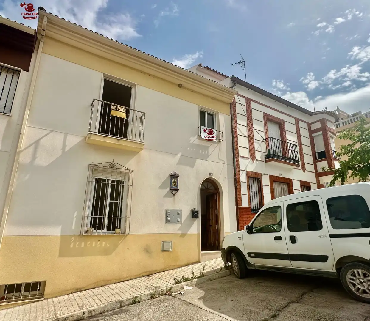 Vista exterior de Casa adosada en venta en Doña Mencía con Calefacción, Terraza y Trastero