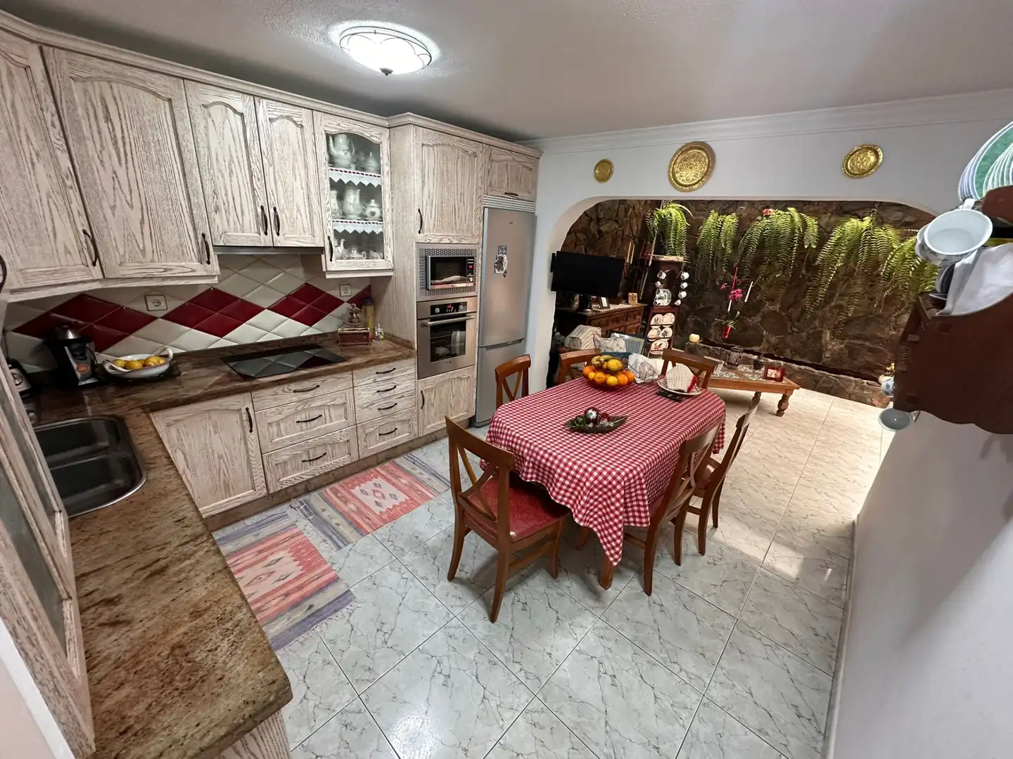 Cocina de Casa adosada en venta en Las Palmas de Gran Canaria con Aire acondicionado, Jardín privado y Terraza