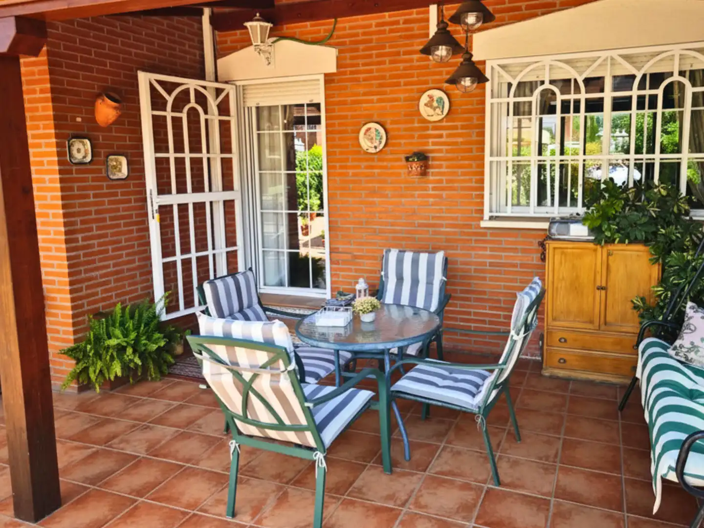 Terrace of Detached homes for sale in Parla  with Air Conditioner, Heating and Private garden