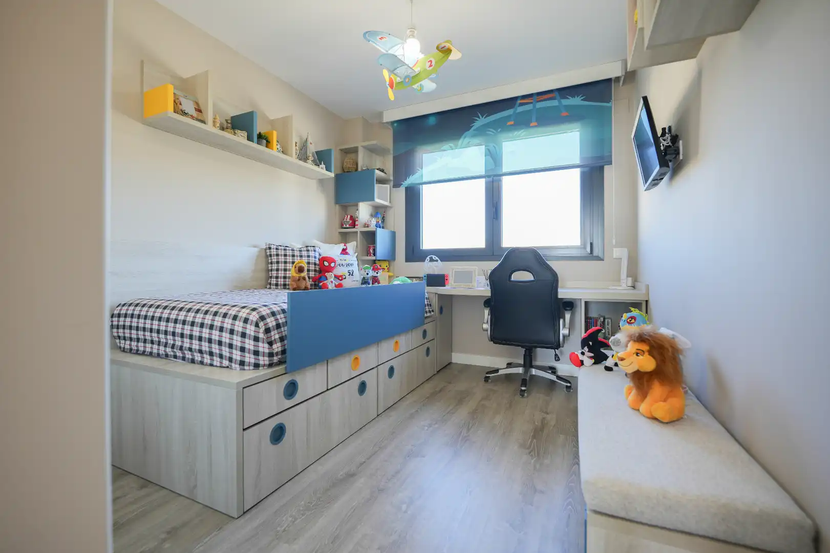 Schlafzimmer von Dachboden zum Verkauf in Valladolid mit Klimaanlage, Heizung und Privatgarten