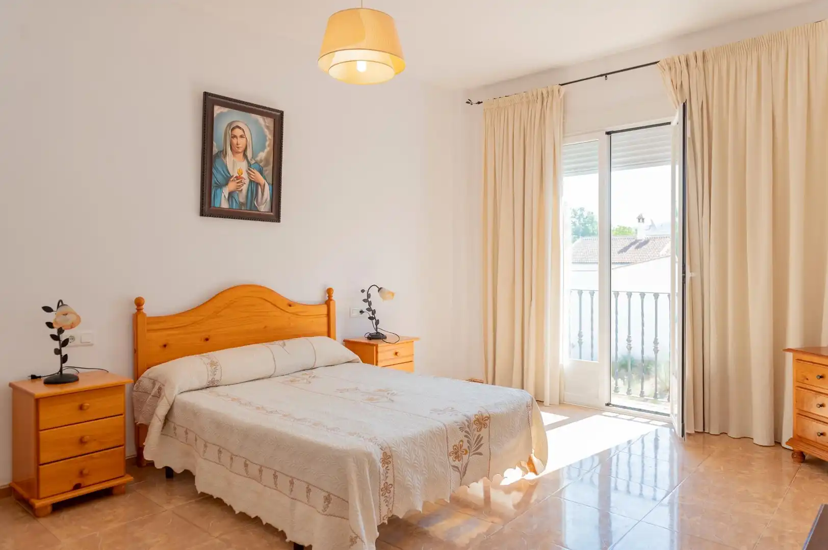 Bedroom of Houses for sale in Cuevas Bajas  with Air Conditioner, Terrace and Storage room