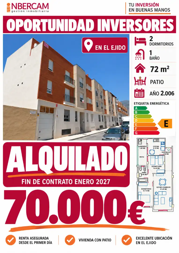 Appartement avec ascenseur à vendre à El Ejido Ciudad