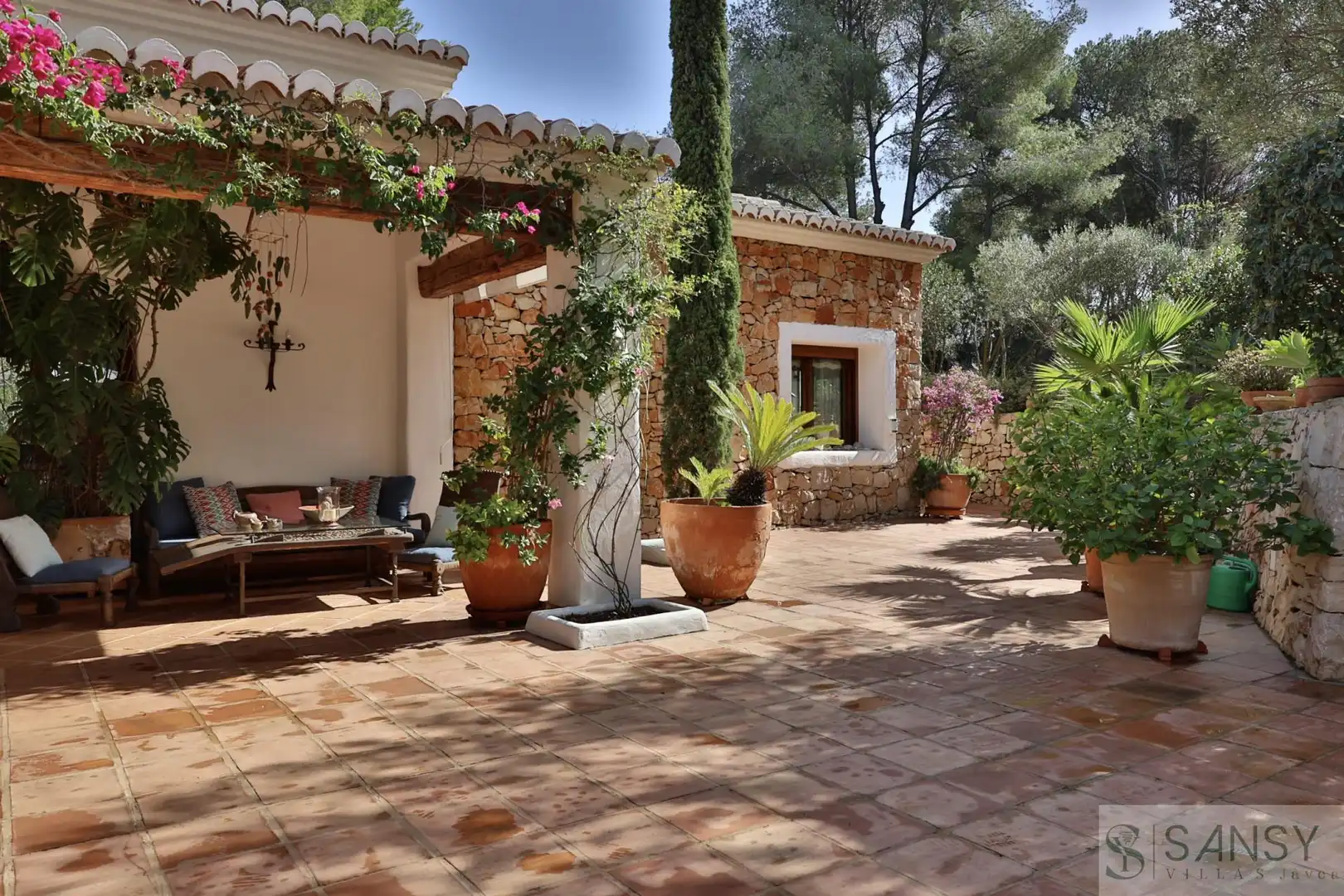 Garden of Houses for sale in Jávea / Xàbia  with Air Conditioner, Heating and Terrace