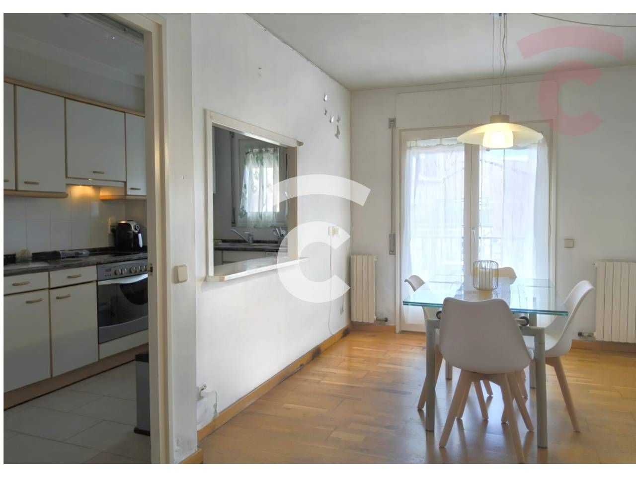 Kitchen of Flat for sale in Vic  with Heating, Parquet flooring and Balcony