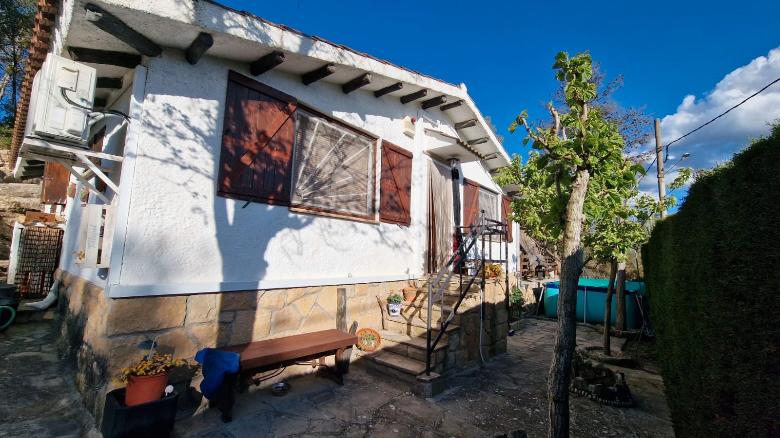 Exterior view of Country house for sale in Cervià de Les Garrigues  with Private garden, Terrace and Storage room