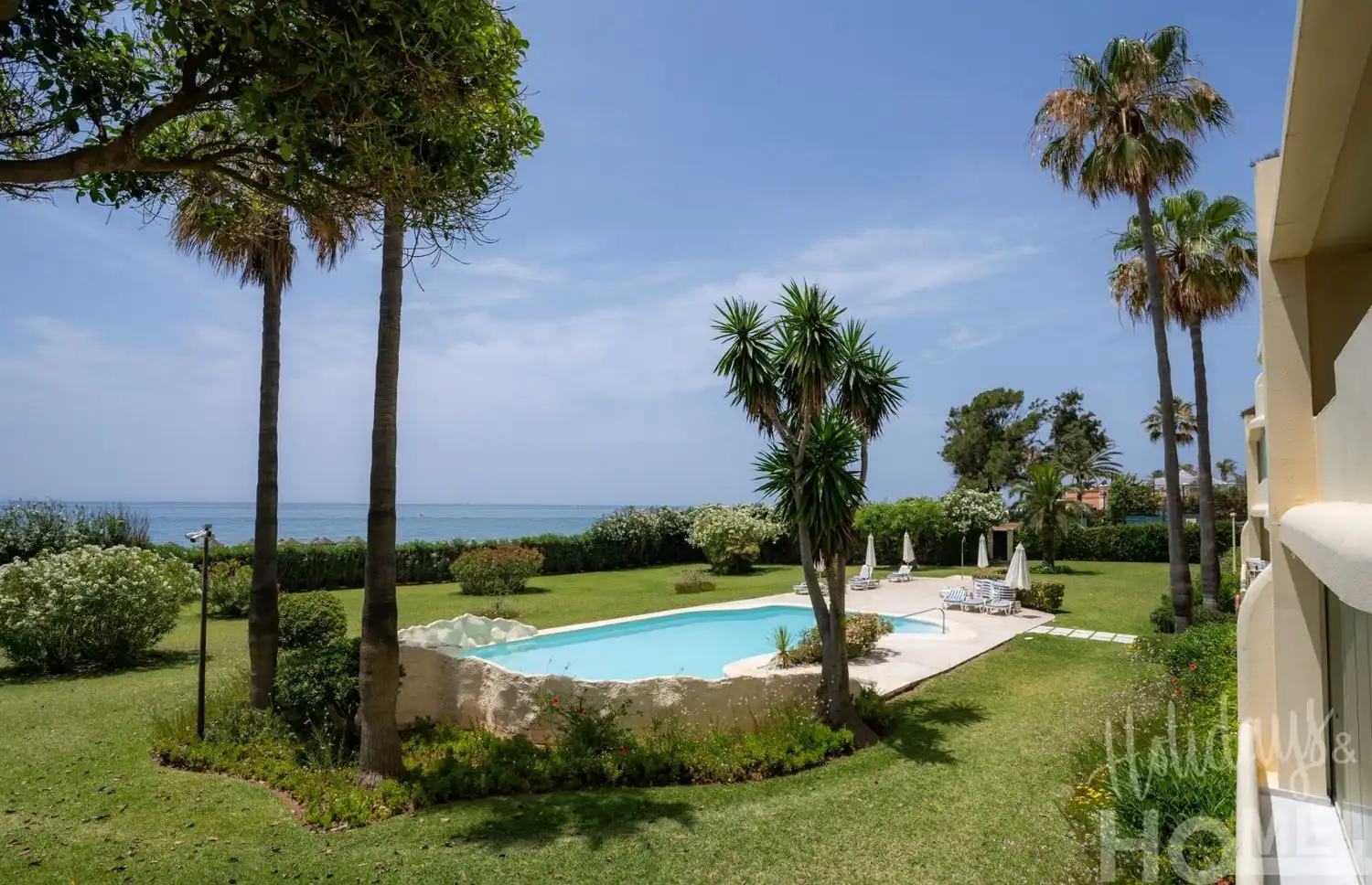 Jardí de Pis de lloguer en Marbella amb Aire condicionat, Jardí privat i Terrassa