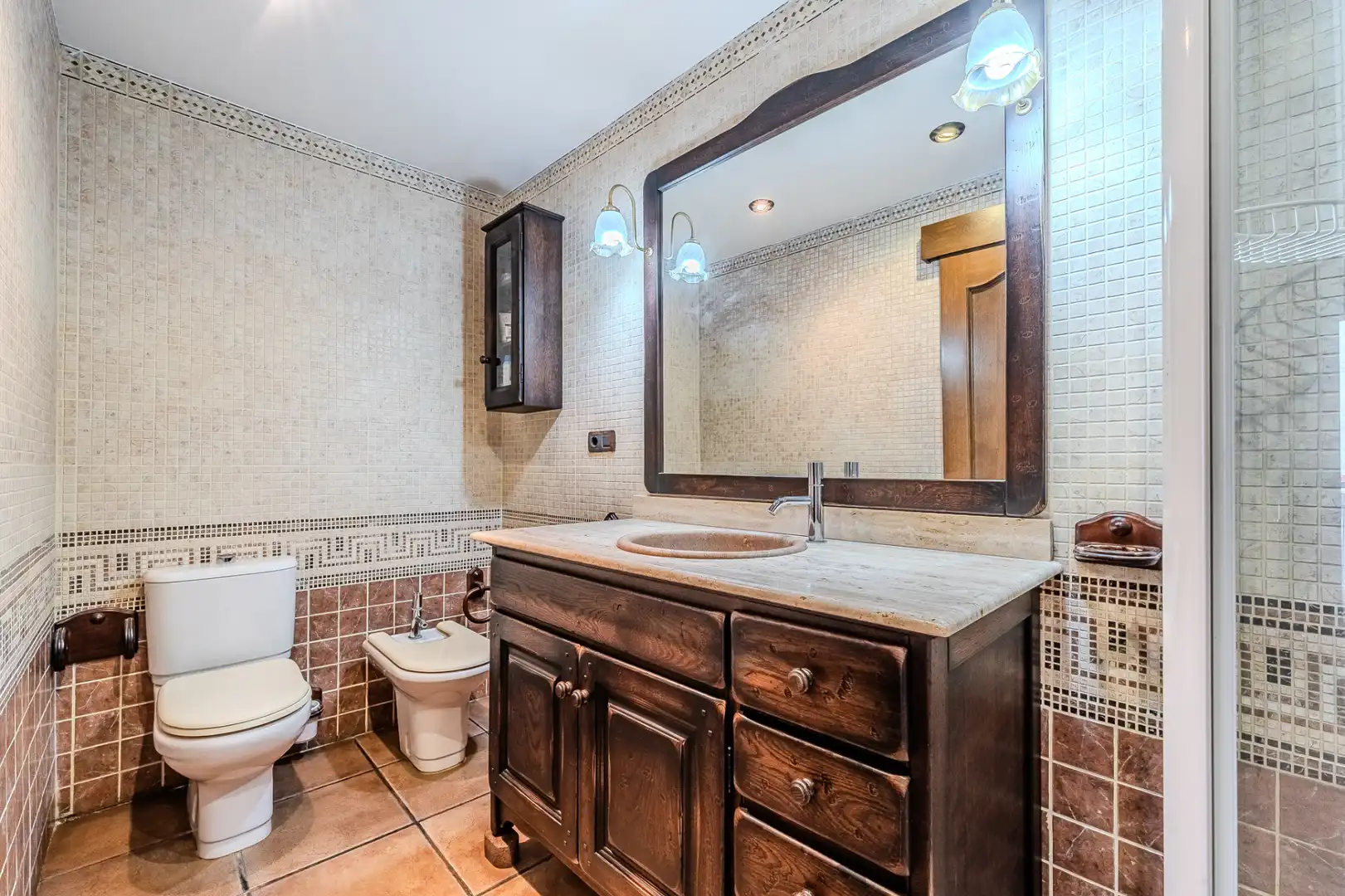 Bathroom of Flat for sale in Burriana / Borriana  with Air Conditioner, Heating and Terrace