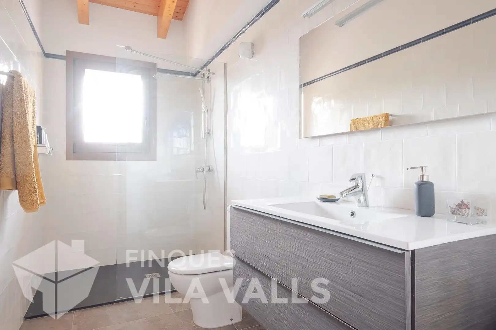Baño de Casa o chalet en venta en Gallifa con Aire acondicionado, Calefacción y Jardín privado