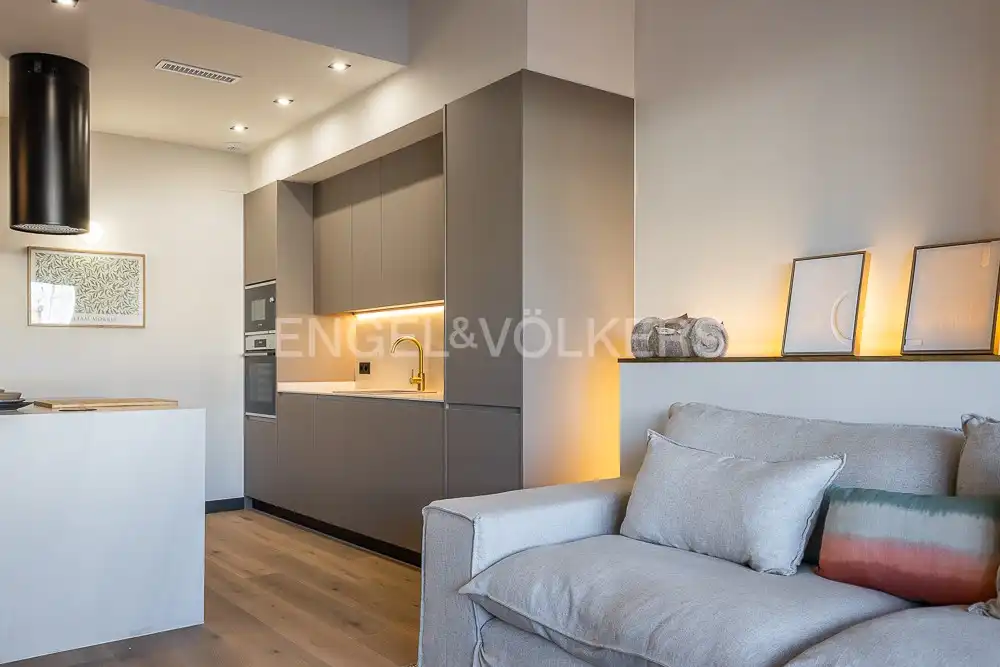 Living room of Flat for rent in Valencia  with Air Conditioner, Heating and Terrace