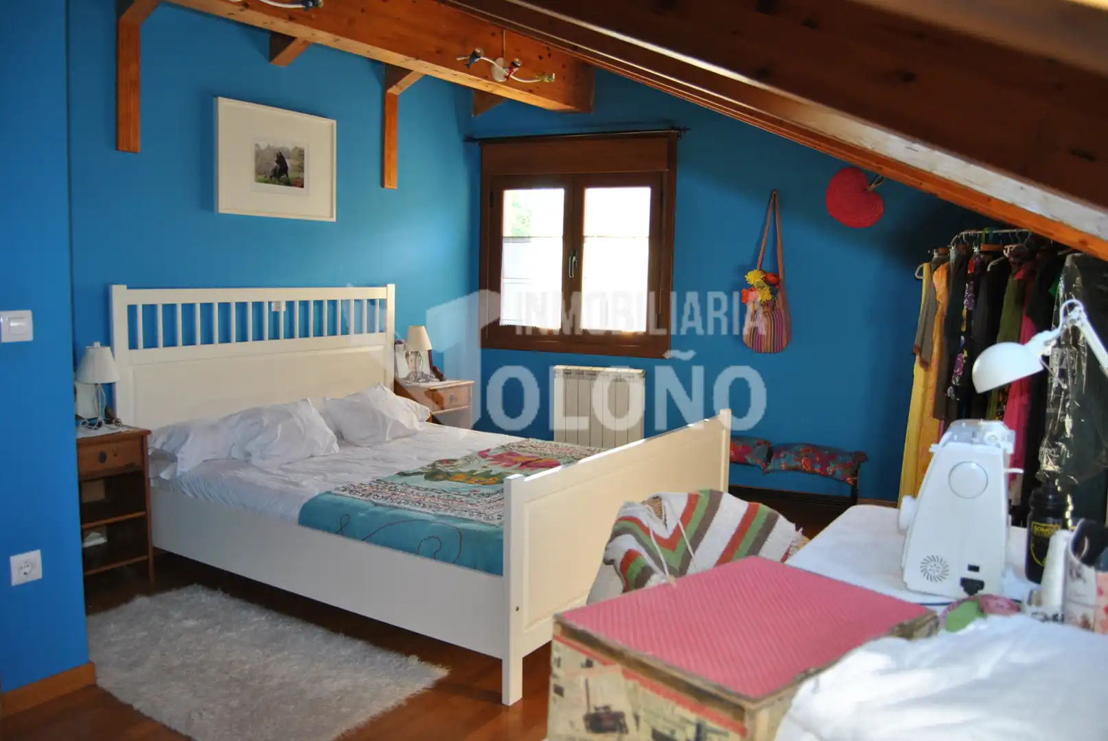 Dormitori de Casa adosada en venda en Leza amb Calefacció, Jardí privat i Parquet