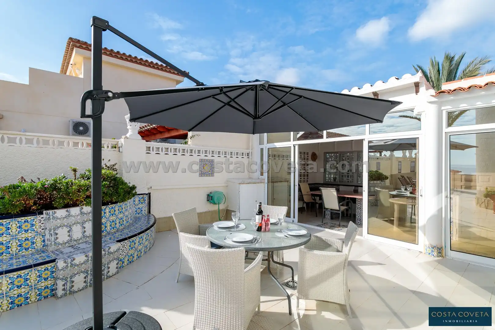 Terrace of Houses for sale in El Campello  with Air Conditioner, Private garden and Terrace