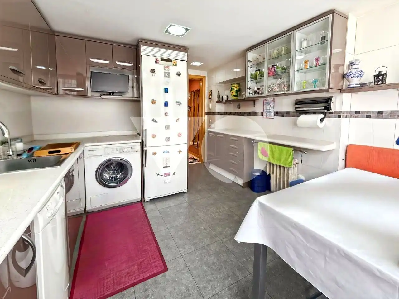 Kitchen of Flat for sale in Madrid  with Air Conditioner, Heating and Terrace