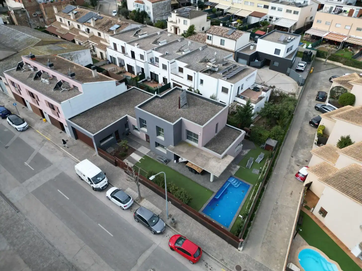 Vista exterior de Casa o xalet en venda en Vilablareix amb Aire condicionat i Calefacció