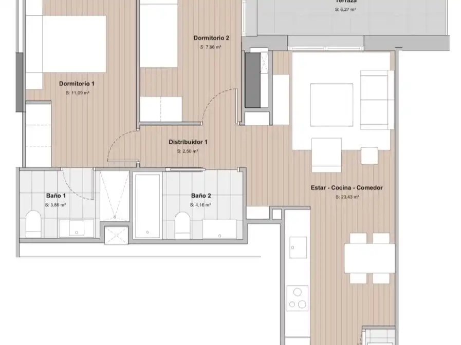 Appartement avec piscine à vendre à Ronda Barceló 88, imagen 30