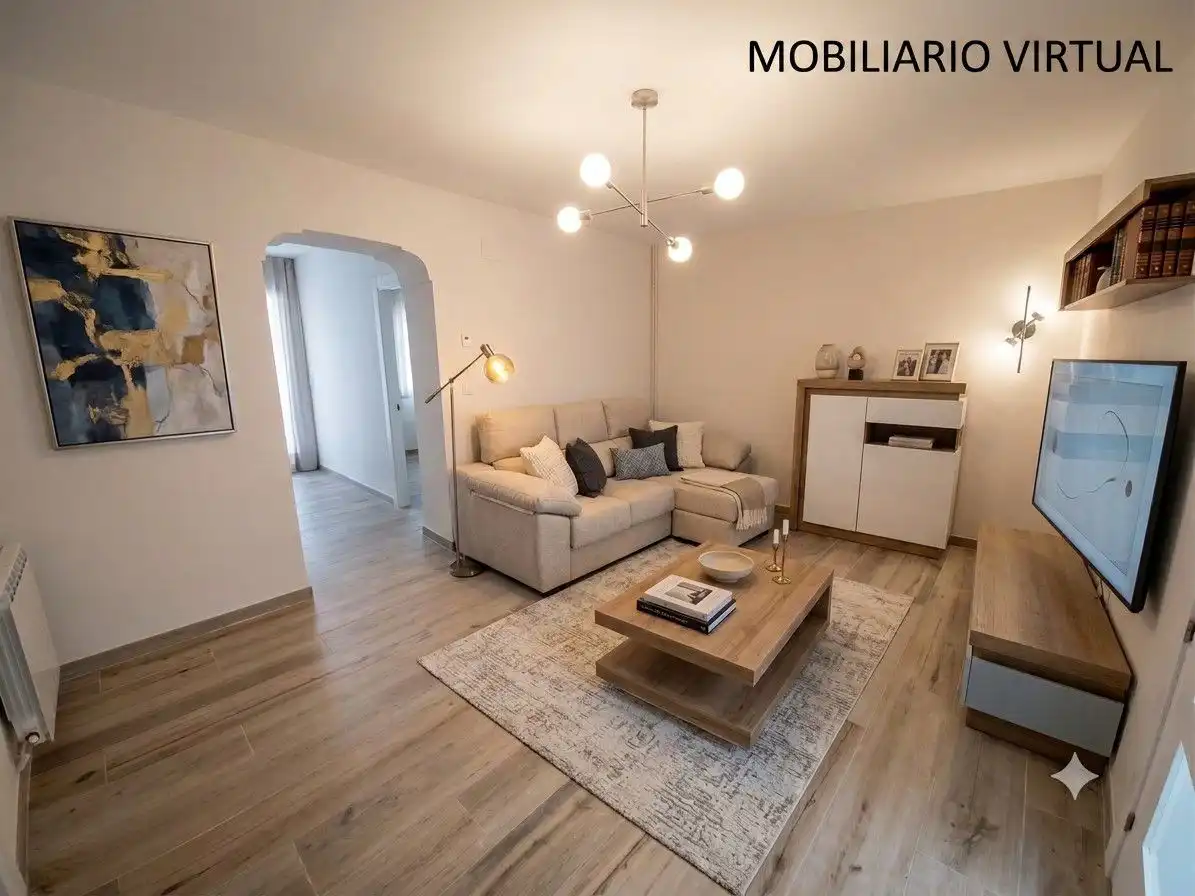 Sala de estar de Casa o chalet en venta en La Roda con Calefacción y Trastero