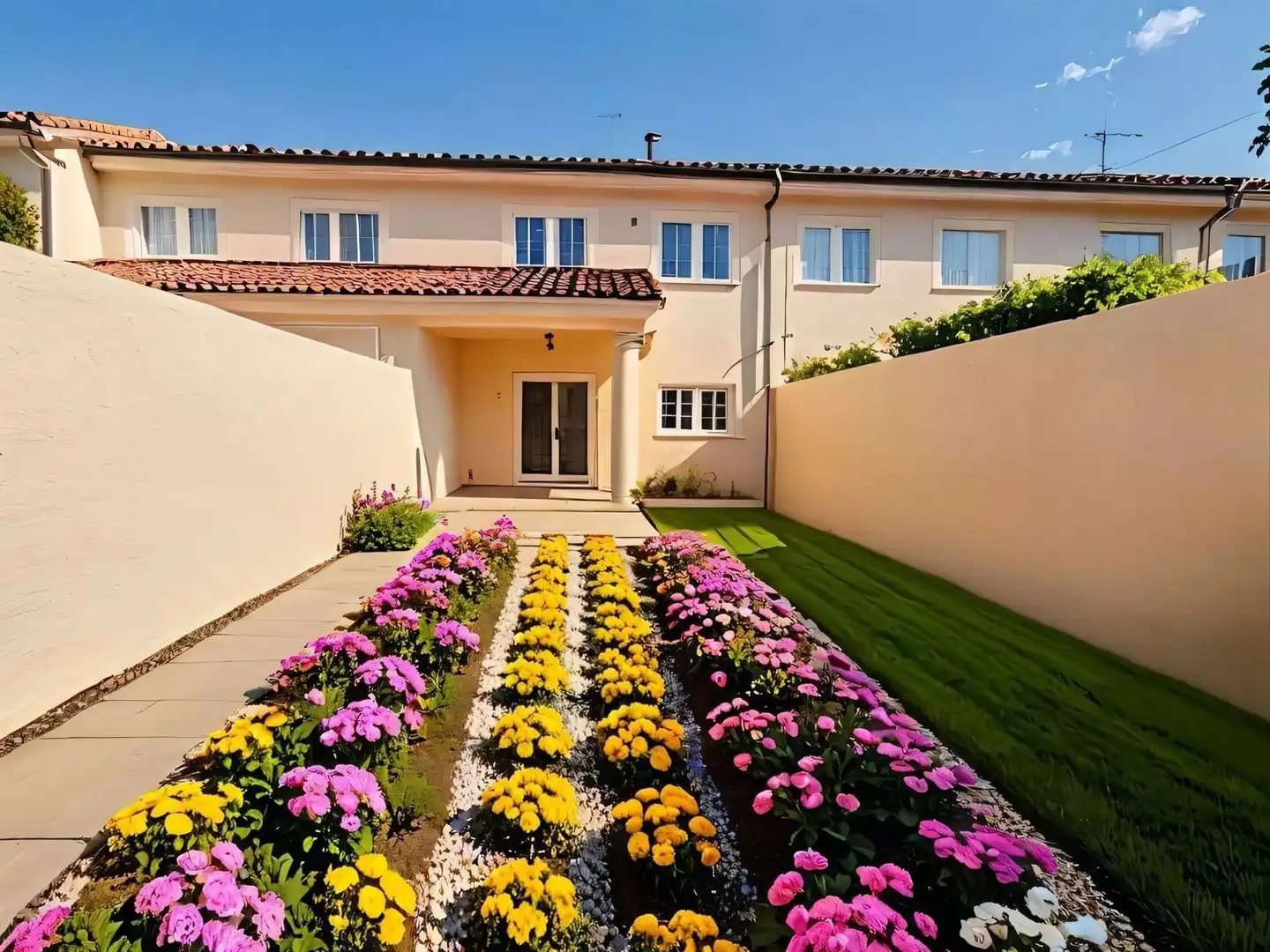 Garten von Einfamilien-Reihenhaus zum Verkauf in Pioz