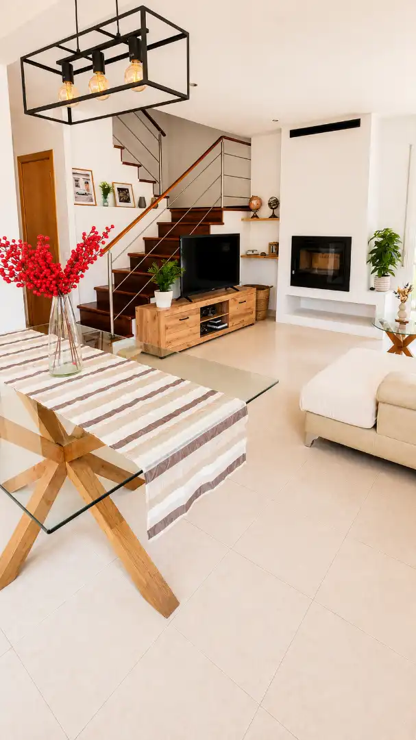 Sala de estar de Casa o chalet en venta en Vallirana con Jardín privado, Parquet y Terraza