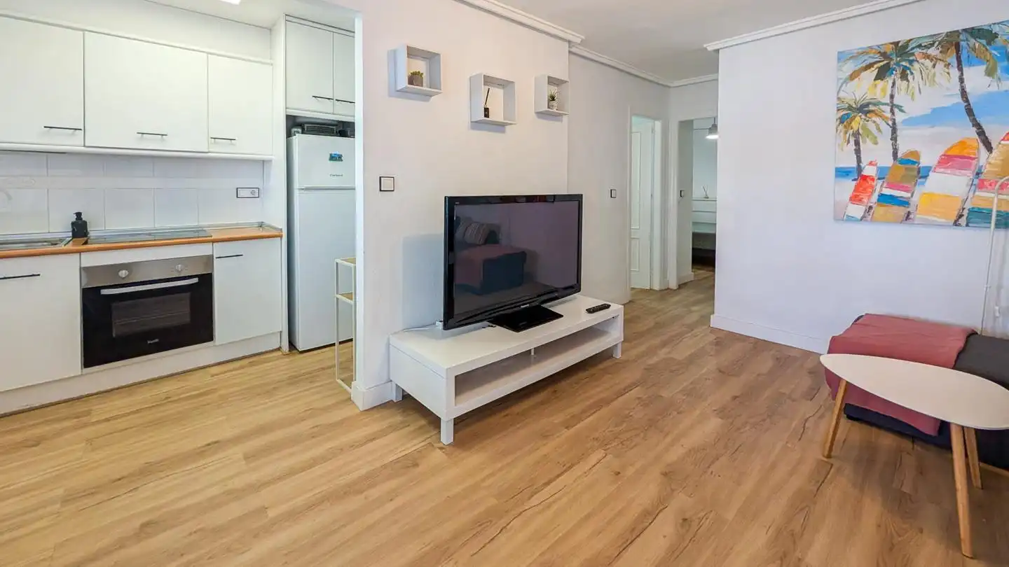 Sala de estar de Casa adosada en venta en Santa Pola con Terraza, Piscina y Piscina comunitaria
