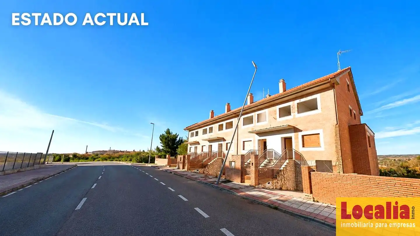 Vista exterior de Casa adosada en venta en Valdefresno con Jardín privado