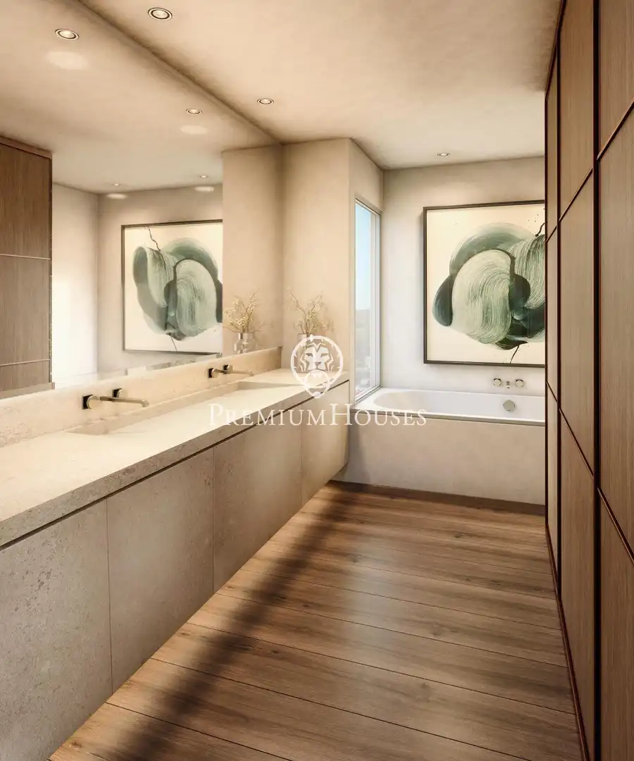 Bathroom of Houses for sale in Sant Andreu de Llavaneres  with Air Conditioner, Heating and Private garden