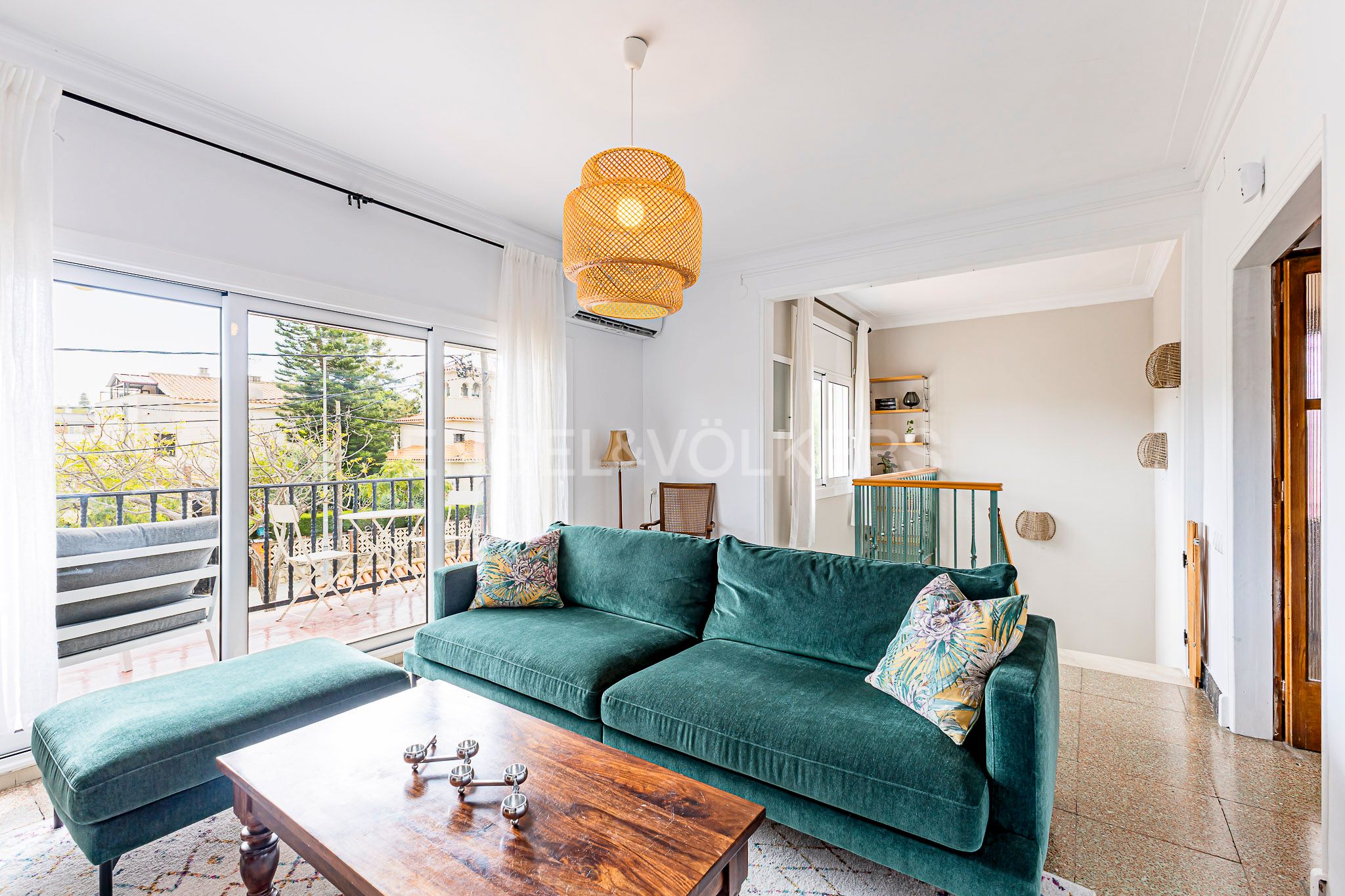 Sala de estar de Apartamento de alquiler en Castelldefels con Calefacción, Jardín privado y Balcón