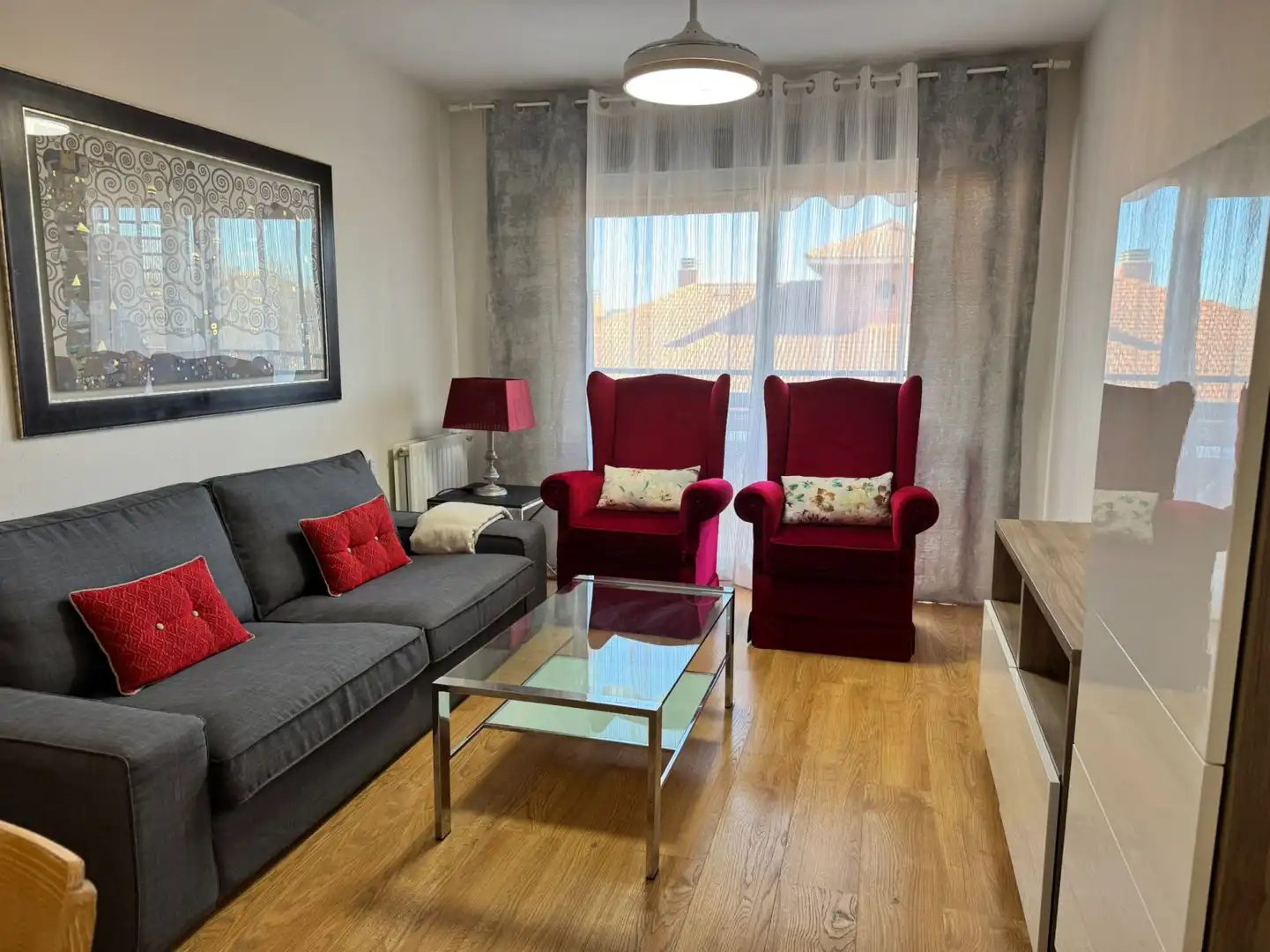 Living room of Flat for rent in Alcalá de Henares  with Heating, Private garden and Terrace
