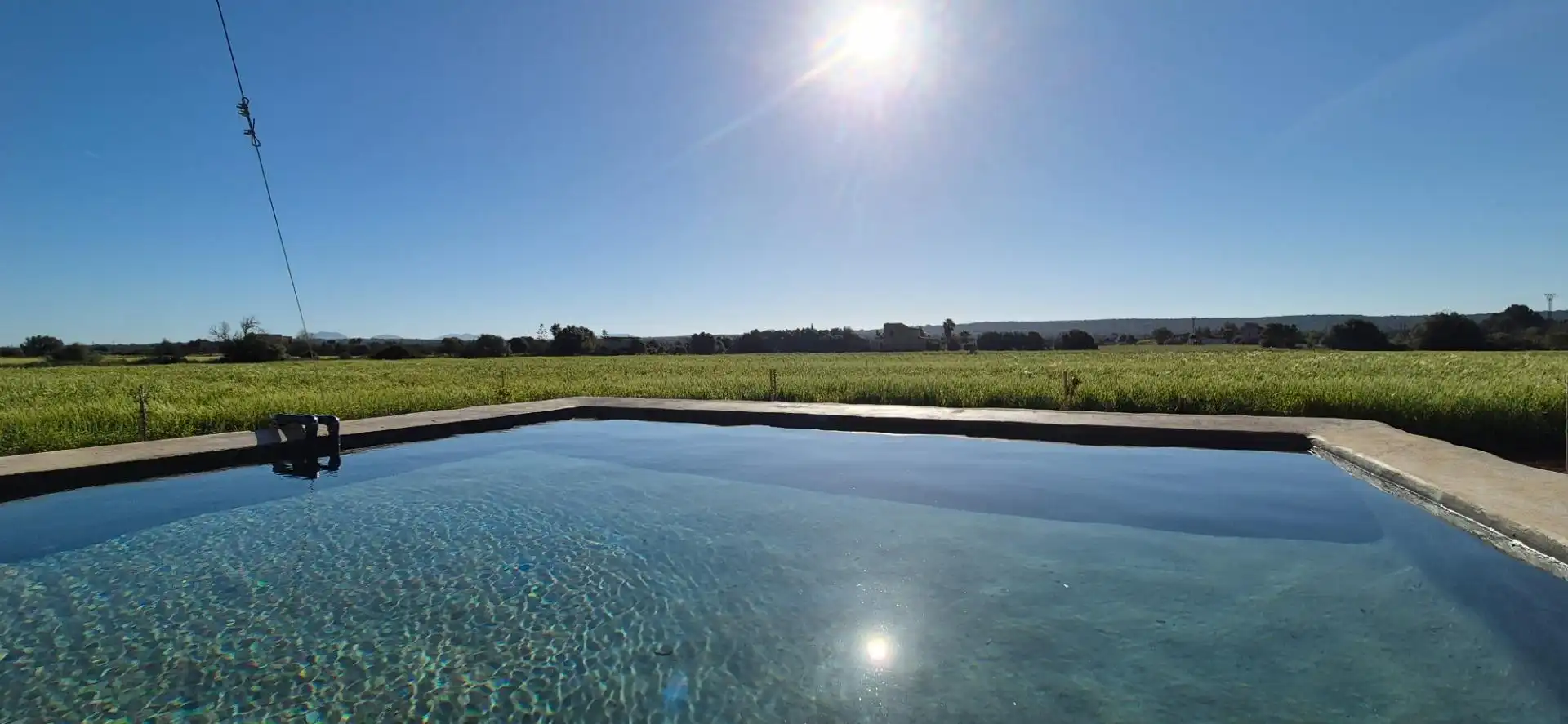 Piscina de Casa o xalet de lloguer en Campos amb Aire condicionat, Calefacció i Piscina