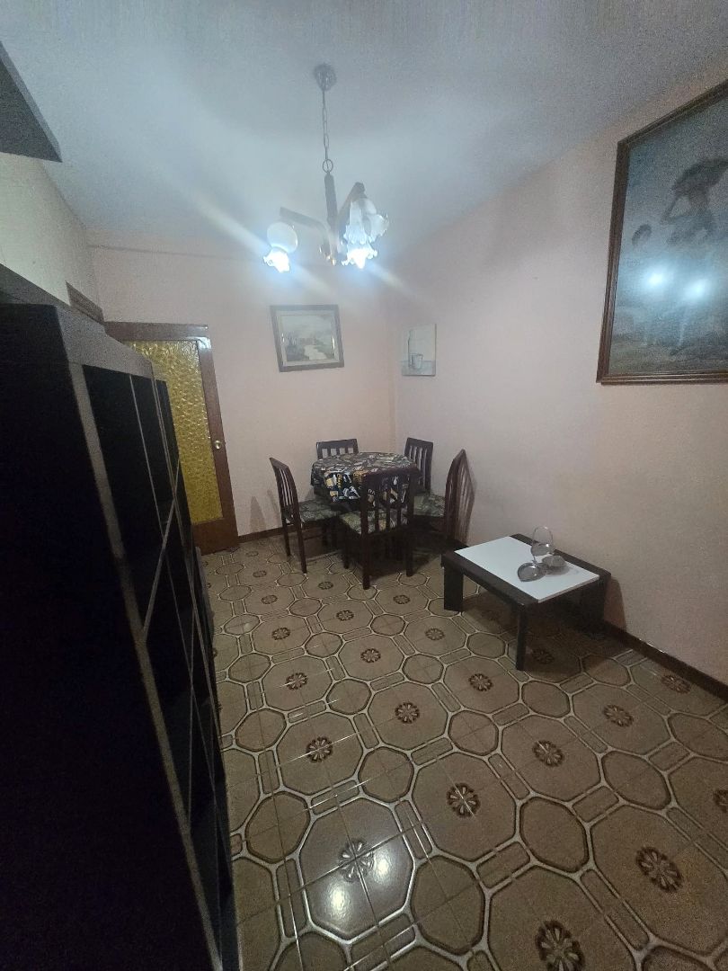 Dining room of Flat for sale in  Madrid Capital  with Heating, Terrace and Furnished