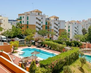 Exterior view of Flat for sale in Estepona  with Air Conditioner, Terrace and Swimming Pool