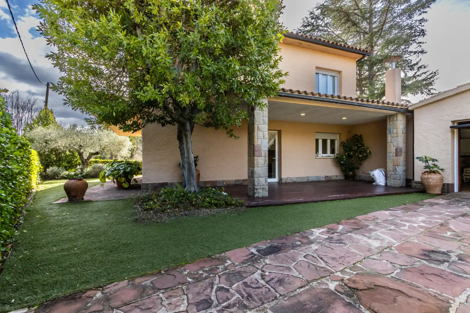 Jardín de Casa o chalet en venta en Matadepera con Calefacción, Jardín privado y Parquet