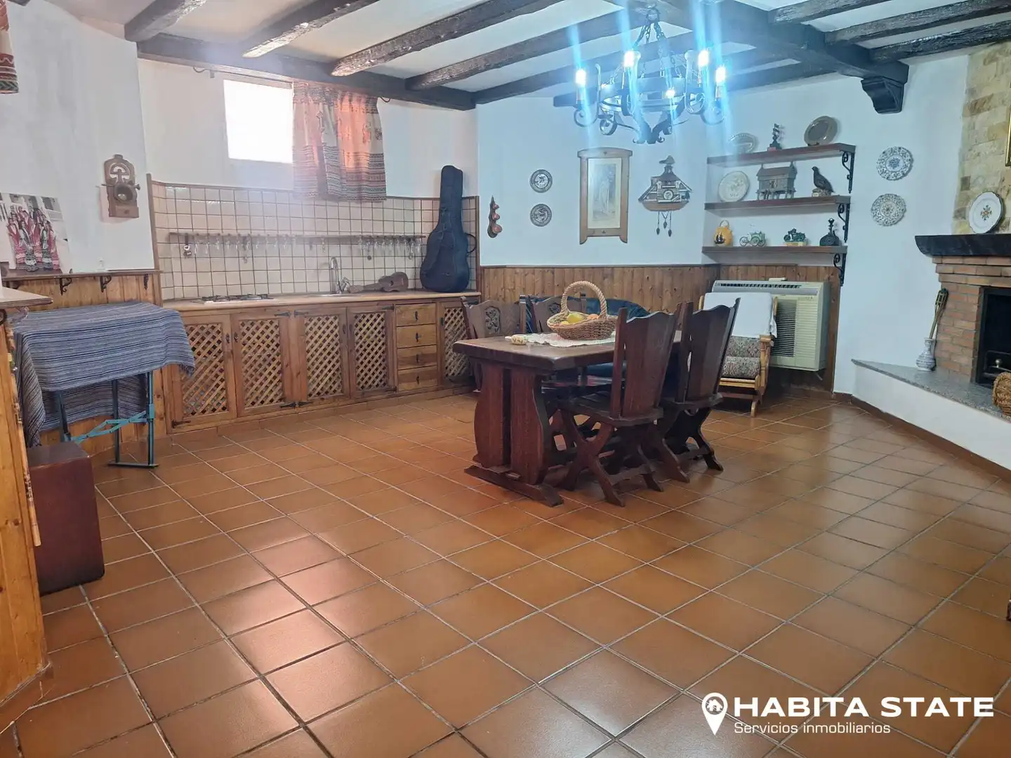 Cuina de Casa o xalet en venda en Huércal de Almería amb Aire condicionat, Calefacció i Jardí privat