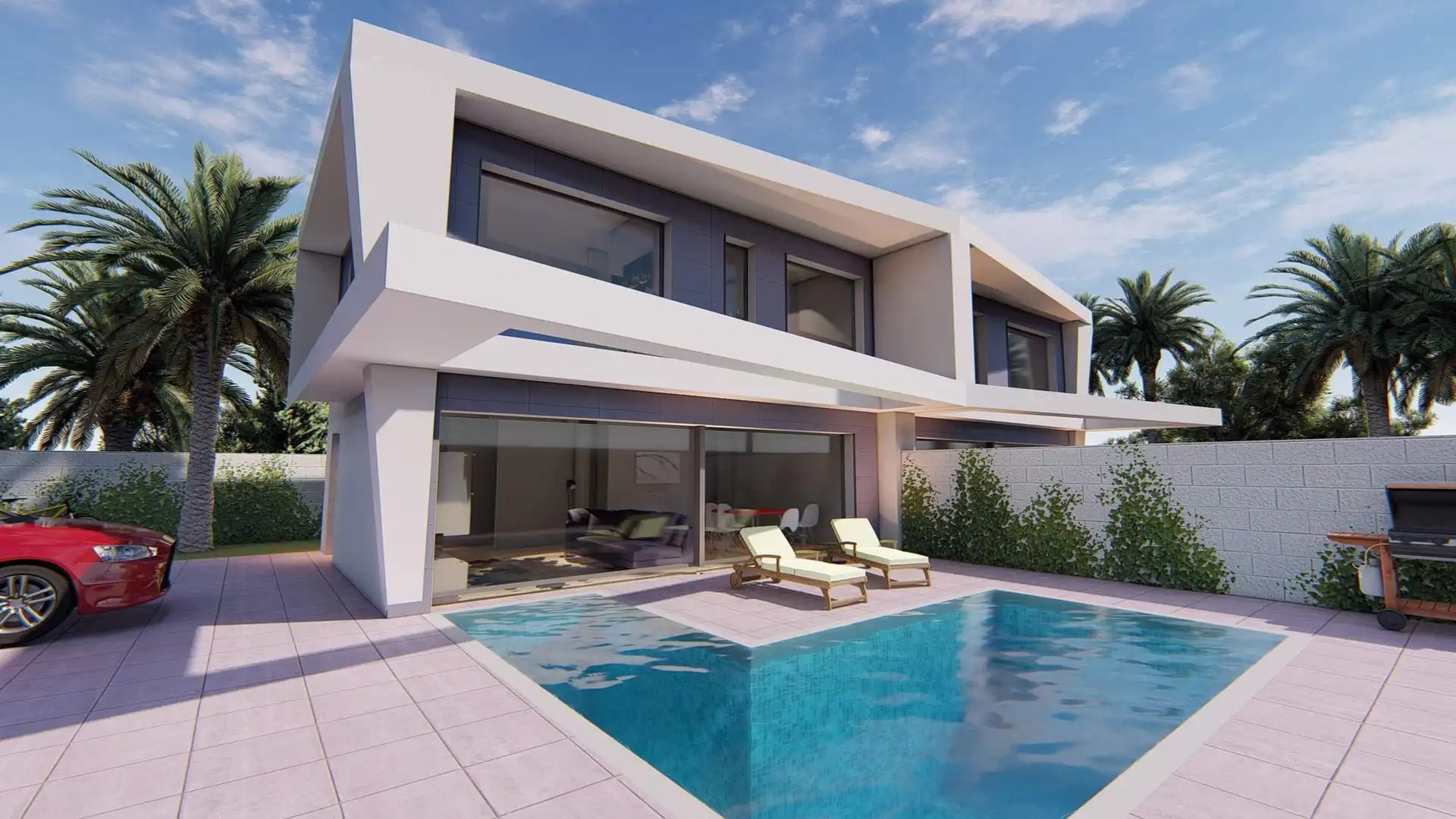 Chalet con piscina en venta en Gran Alacant