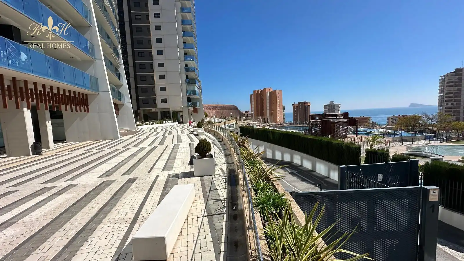 Terrace of Flat for rent in Benidorm  with Air Conditioner, Heating and Terrace