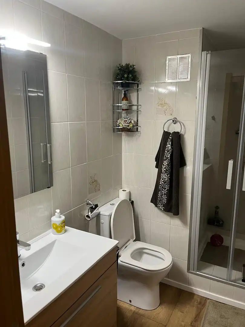 Bathroom of Flat for share in Mollet del Vallès  with Parquet flooring and Furnished