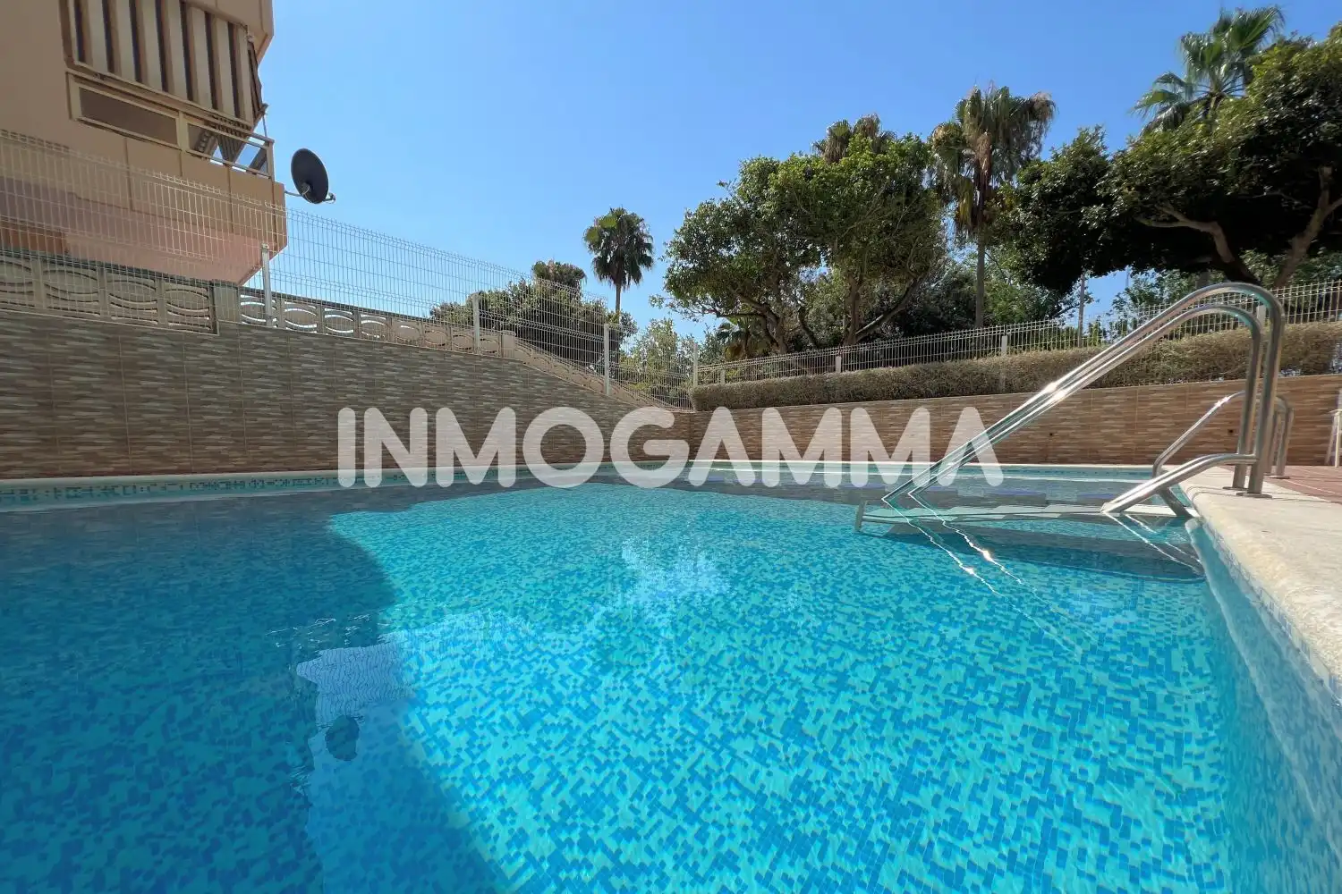 Piscina de Apartamento de alquiler en Cullera con Terraza, Amueblado y Piscina comunitaria
