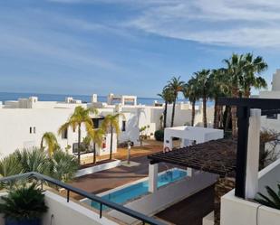 Exterior view of Flat for sale in Mojácar  with Air Conditioner, Terrace and Swimming Pool