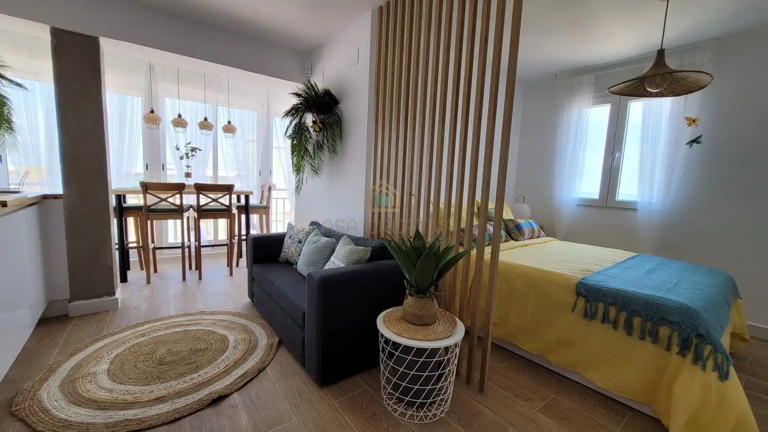 Wohnzimmer von Wohnung zum Verkauf in Sueca mit Klimaanlage, Heizung und Möbliert