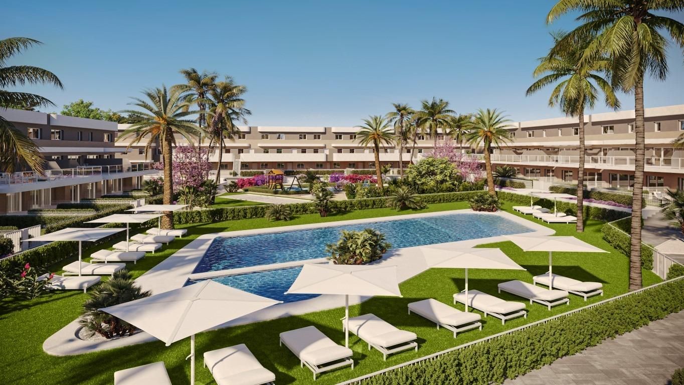 Garden of Flat for sale in Elche / Elx  with Air Conditioner, Heating and Private garden