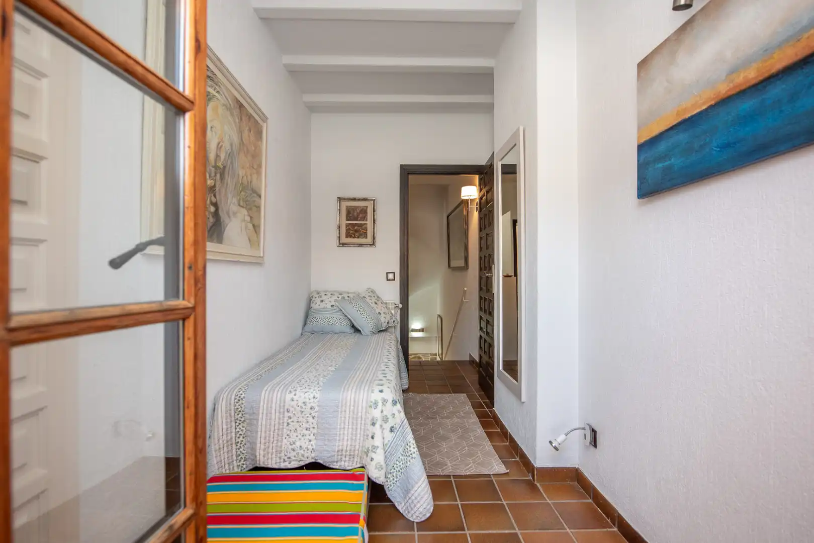 Habitación de Casa adosada de alquiler en Castell d'Aro, Platja d'Aro i s'Agaró con Calefacción, Jardín privado y Amueblado
