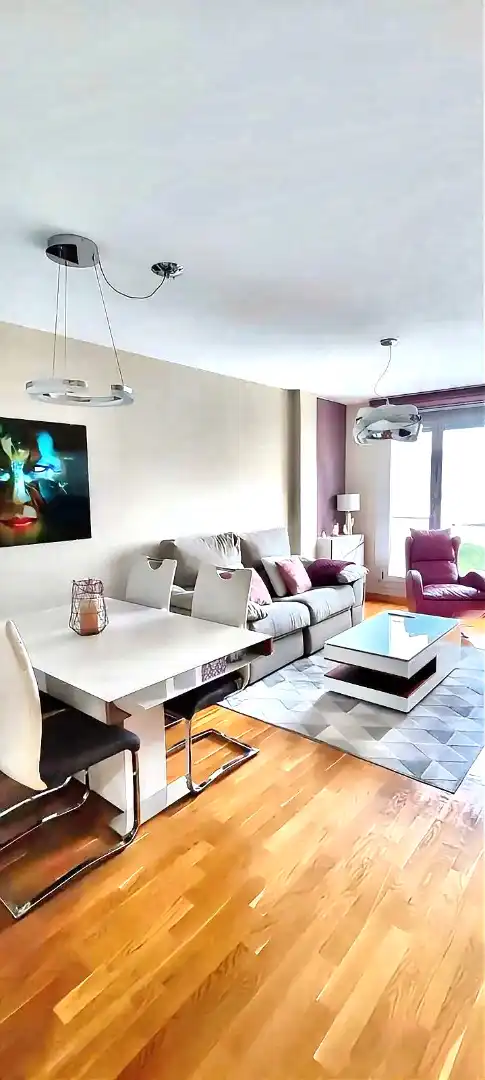 Living room of Flat for sale in Burela  with Heating, Parquet flooring and Storage room
